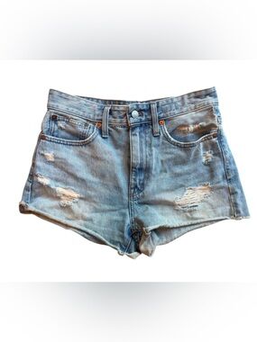 Madewell Relaxed Denim Shorts in Renfield Wash Destructed
Edition ND697
